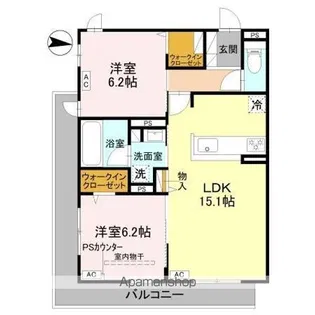 MAISON FIKA【3階】の間取り