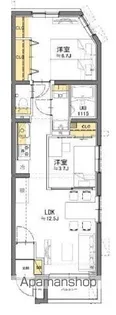 TASUKI RICHESSE SHIN−NAKANO【202号室】の間取り