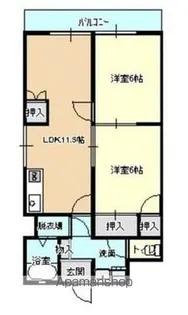 アーバンステージ七番館【2階】の間取り