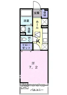 ハーモニー・スクエアB【1階】の間取り
