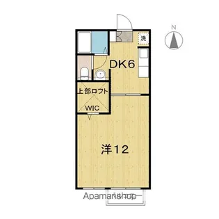 アートインⅢB【103号室】の間取り