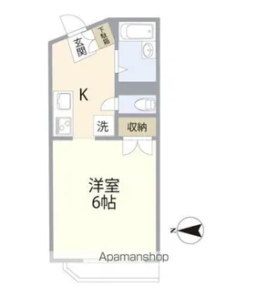 栄ミリオン第2【2階】の間取り