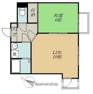 KS宮城野【402号室】の間取り