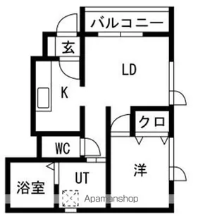 グリューンS【1階】の間取り