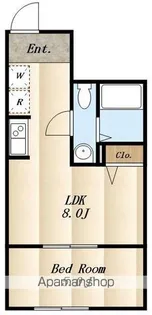 CARPE恋ヶ窪【3階】の間取り