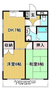 ガーデンテラス【3階】の間取り