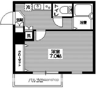 スカイコート練馬桜台【5階】の間取り