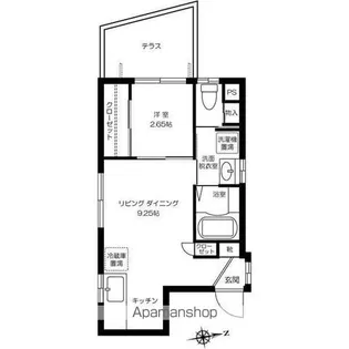 ふーが(風香)北池袋【1階】の間取り