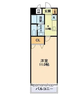 PA水前寺【702号室】の間取り