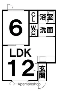 平成荘いなだ【103号室】の間取り