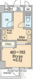 シャイン南流山【5階】の間取り