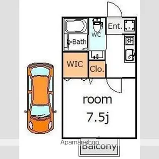 ティアラK−Ⅲ【2階】の間取り