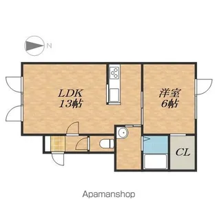 CASA LIONE【1階】の間取り