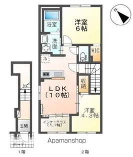 スプリングチェリーⅤ【2階】の間取り