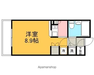 ローズマンションFー11番館【2階】の間取り