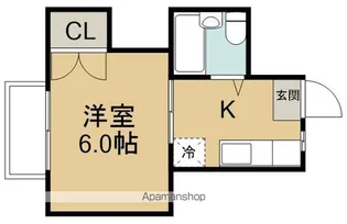 シティハイツA【202号室】の間取り