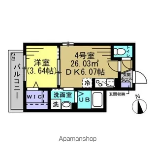 グランディール【1階】の間取り