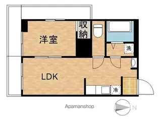 福田ビル【3階】の間取り