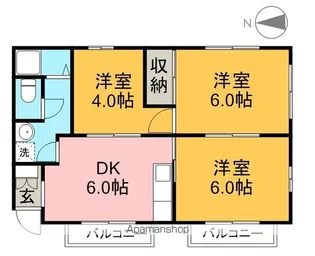 メゾンR【1階】の間取り
