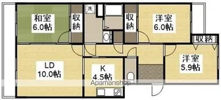K'sB木之庄【4階】の間取り