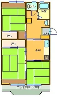 シャルムスズエ【4階】の間取り