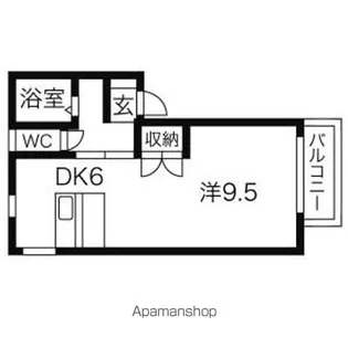 タウンハウスヨシダD【1階】の間取り