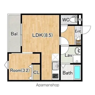 ジーメゾン八千代エスト【1階】の間取り