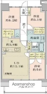 SHINTO CITY D棟【14階】の間取り