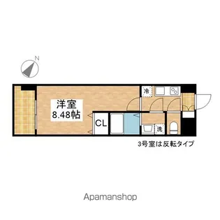 マリオン千代田【8階】の間取り