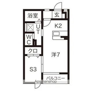 NEXT(ネクスト)【203号室】の間取り