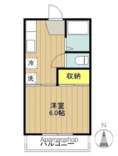 関根コーポ【1階】の間取り