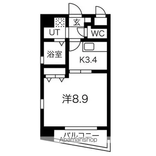 愛知県名古屋市千種区今池4丁目【マンション】の間取り