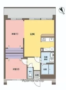 ENSTEPNO.18香椎【4階】の間取り