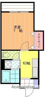 東一万ビル【402号室】の間取り