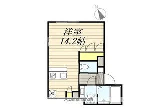 ウィンドテラス津田沼【1階】の間取り