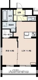 クレール奏KOMATSU【2階】の間取り