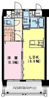 サンモール北小路【6階】の間取り