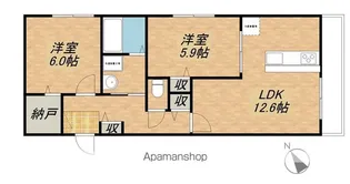レジデンス貴生川【3-A号室】の間取り