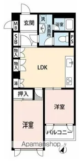 パレドール原宿【306号室】の間取り