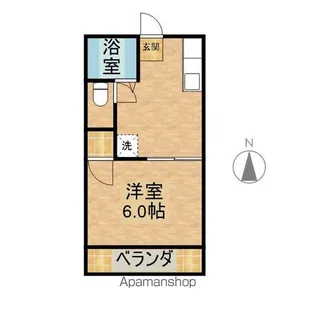 加利里サンハイツ【C201号室】の間取り