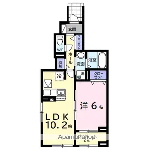 アヴァンセⅢ【1階】の間取り