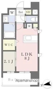 プラシオ箱崎駅前【507号室】の間取り