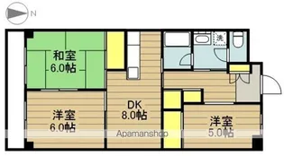 KODAヒルズ戸田【2階】の間取り