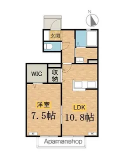 東京都八王子市大和田町6丁目【アパート】の間取り
