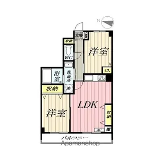 ロイヤルキャッスル八潮A棟【403号室】の間取り