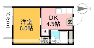 ハイツ サン・エイト(1・2・3号)【2階】の間取り