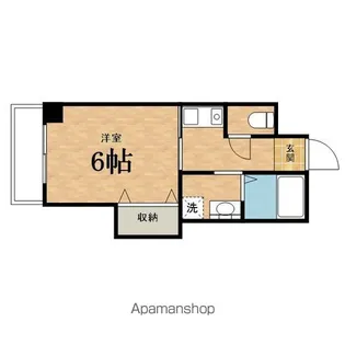 プレスト日新【306号室】の間取り
