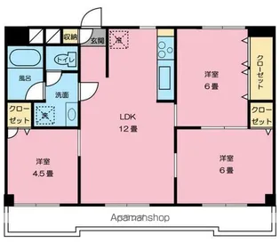 ファーストエバーグリーンビルディング【202号室】の間取り