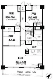 ガーデンコート洋光台【1階】の間取り