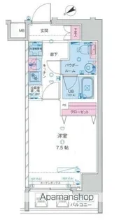ジェノヴィア上野Ⅱスカイガーデン【7階】の間取り